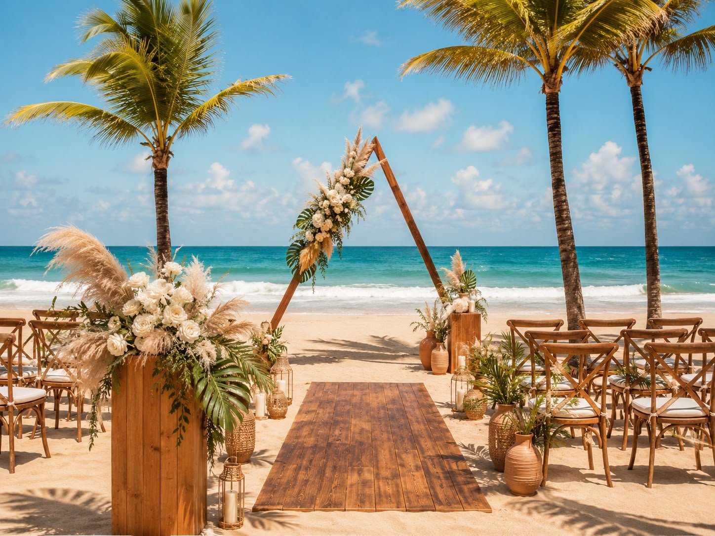 Caribbean beachfront wedding near Puerto Viejo Costa Rica