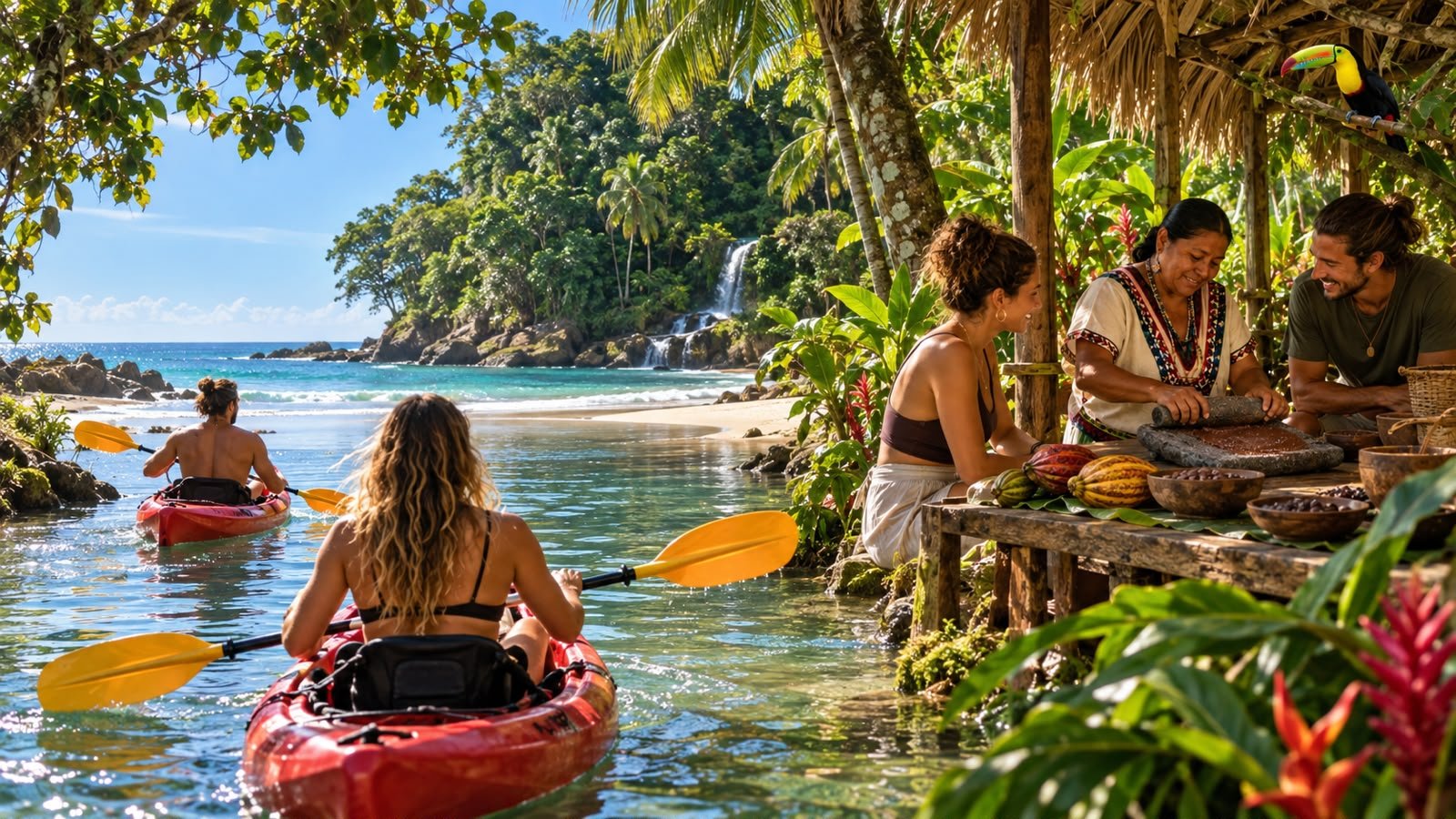 Caribbean Surf and Yoga Experience at Sanctuary Puerto Viejo Costa Rica